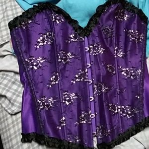 Purple corset